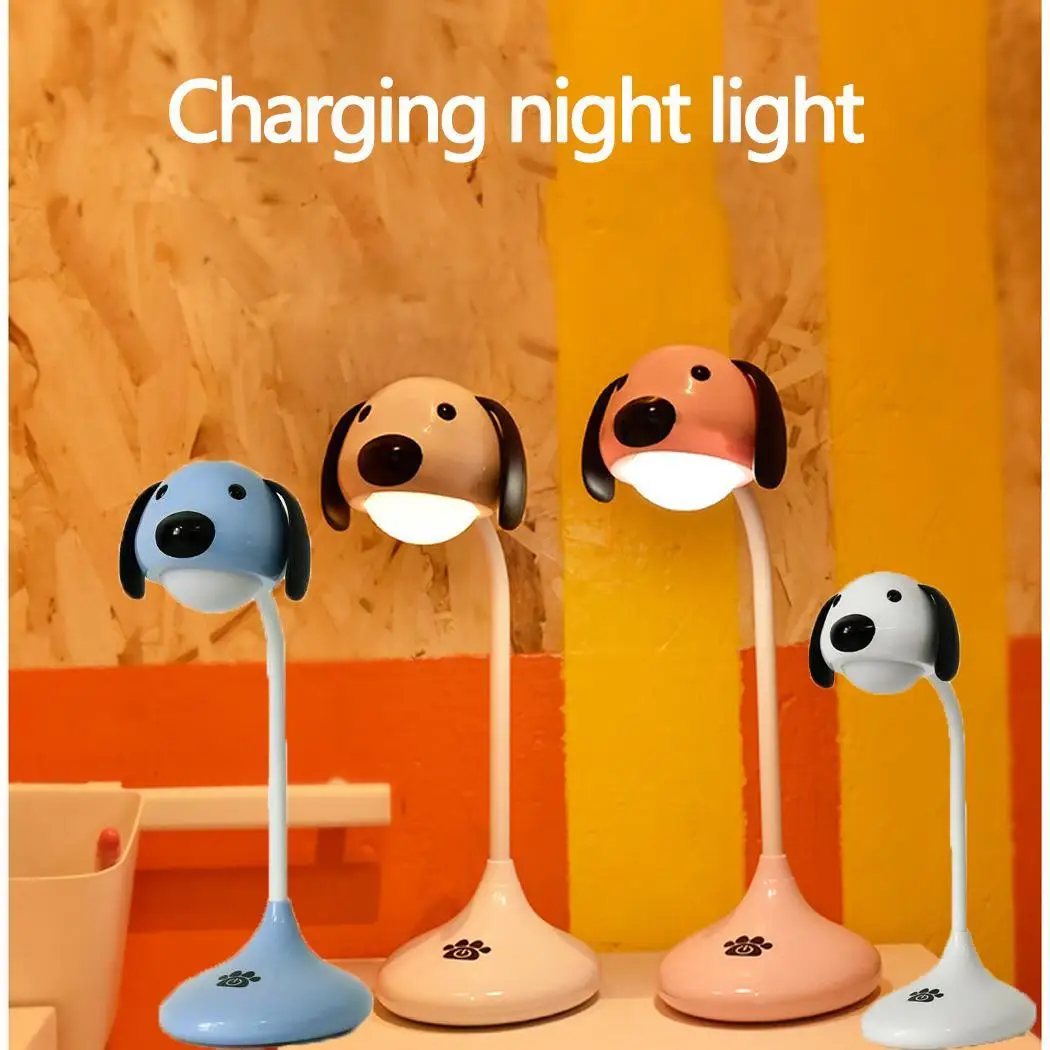 Креативная лампа с сенсорным управлением usb зарядка мультфильм светодиодный ночник 3 часа 5 в 1 Вт спальня