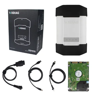 paper box with 500g VXDIAG C6 OBD2 диагностический инструмент для автомобиля Benz грузовик мощный, чем Звезда C4 C5 с HDD для диагностики XENTRY DoIP для Benz сканер - Цвет: paper box with 500g