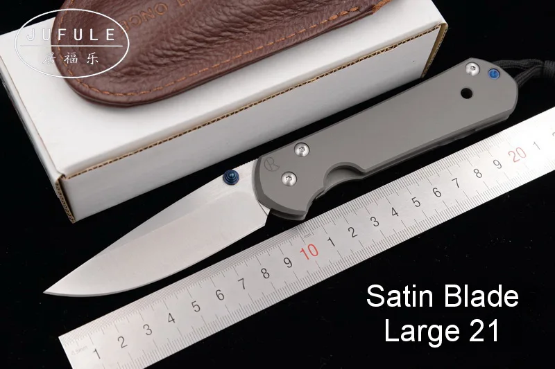 Складной нож JUFULE 2018 Sebenza 21 титановая ручка S35vn TC4 мясницкий полезный фруктовый