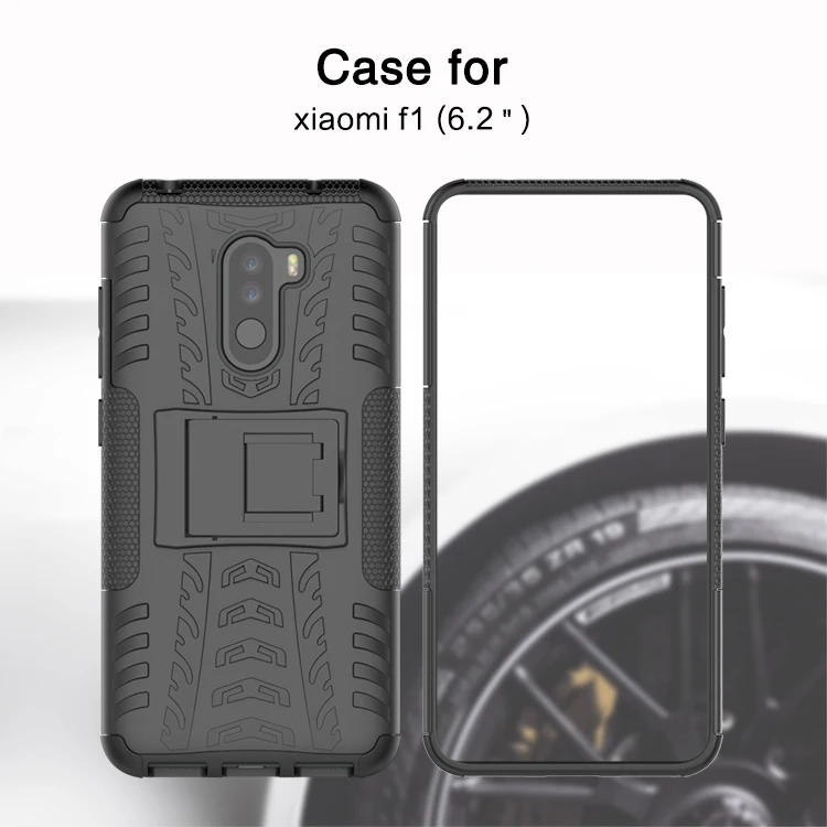 Armor Shells For Pocophone F1 Global Version TPU Hard PC Back Case Heavy Duty Cover POCO Full-body Protective Smartphone |