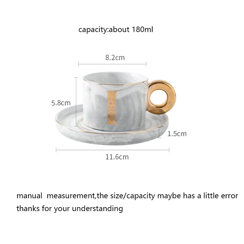 Керамическая кружка для кофе эспрессо с мраморной текстурой 180 мл|Кружки| |