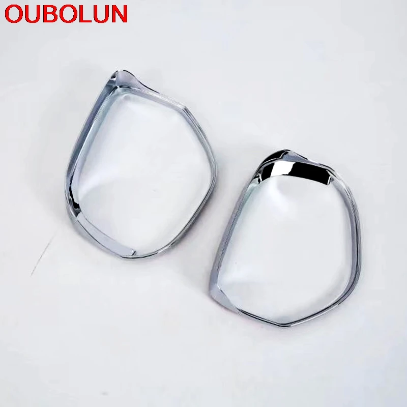OUBOLUN ABS хромированное боковое зеркало заднего вида защита от дождя