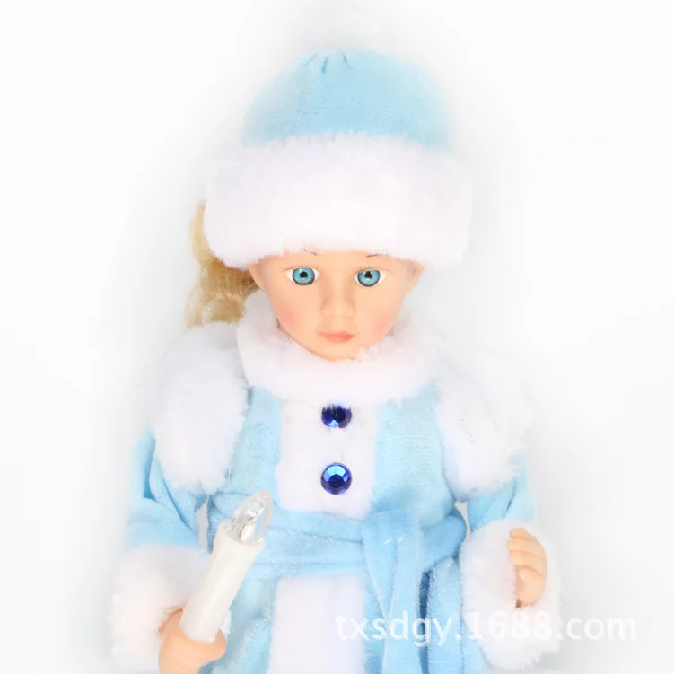 30 см детская игрушка кукла Музыкальная Рождественская музыка Электрический