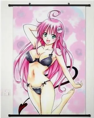 Японский домашний декор аниме настенный плакат в рулоне ЛЮБОВЬ Ru Lala satalin deviluke