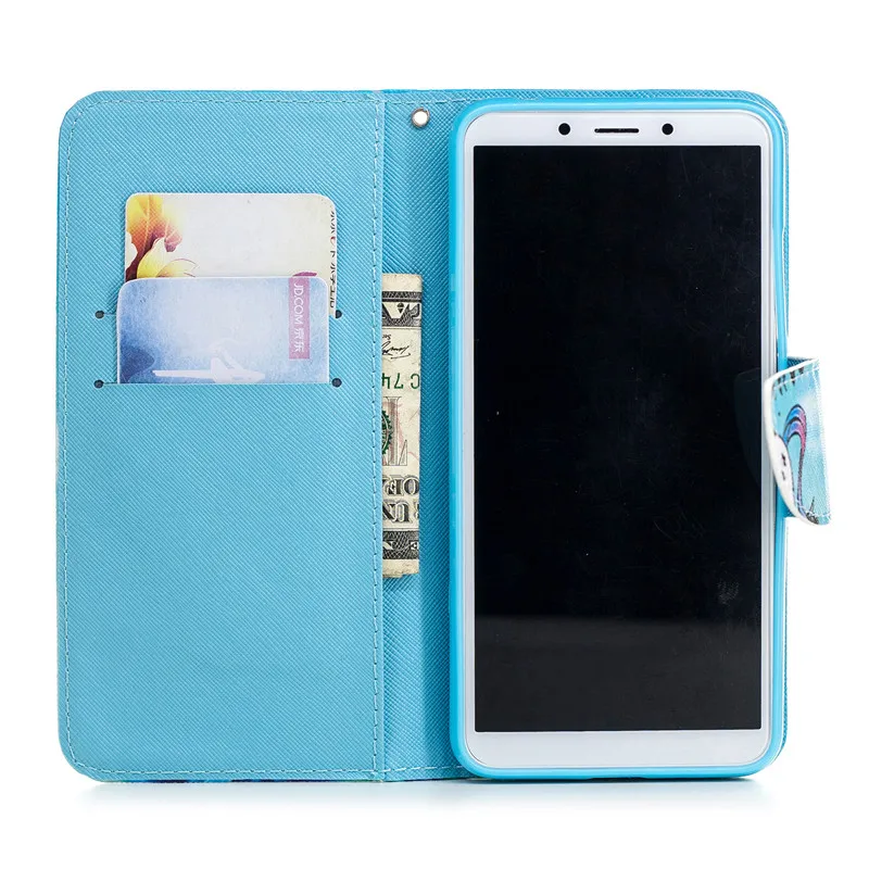 Кожаный чехол-книжка для Redmi 6A, чехол для Xiaomi Redmi 5, чехол для Fundas Xiaomi Redmi 5 Plus, чехол-кошелек, чехол-подставка, чехол для телефона