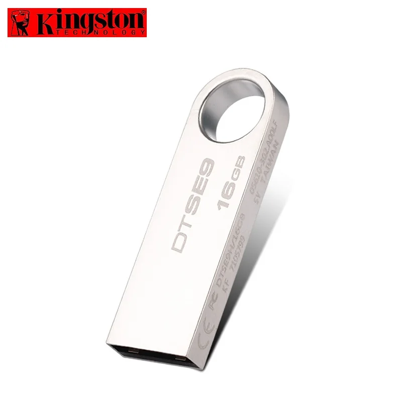 флешка Kingston usb flash drive 16 ГБ memory stick металл cle pen пользовательские надписи или шаблон