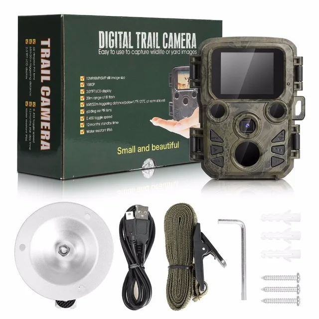 Фотовспышка тепловизоры для охоты разведчик мини камера Chasse 12MP 1080 P ночное