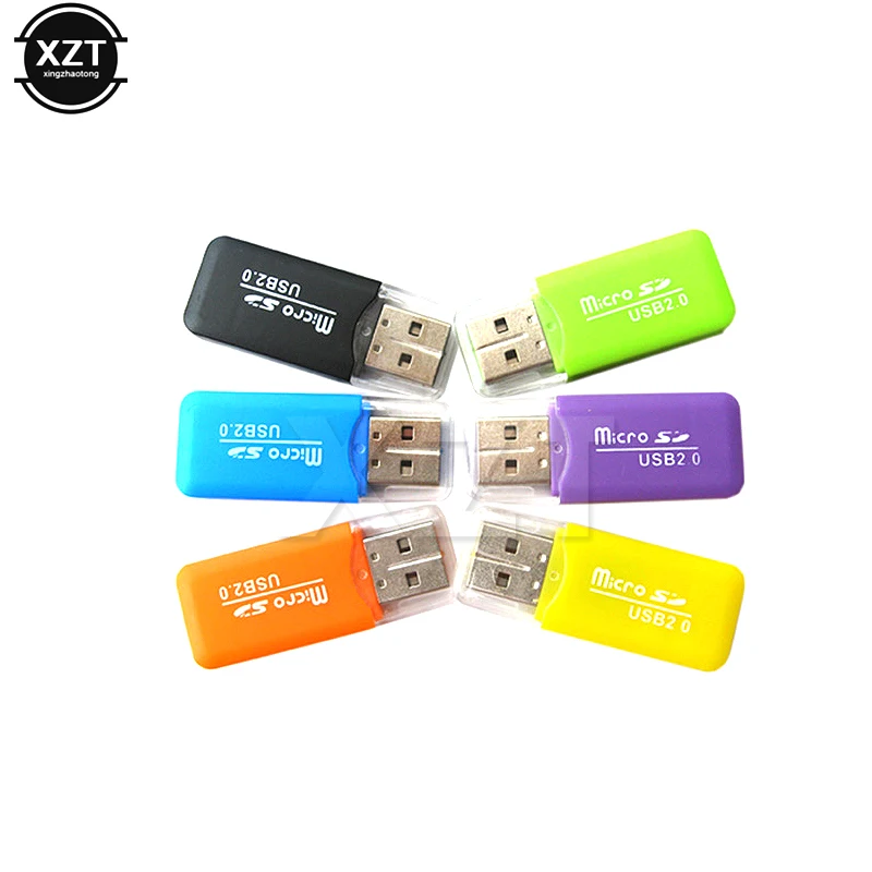 Высококачественный мини USB 2 0 кардридер для Micro SD карты TF адаптер Plug and Play