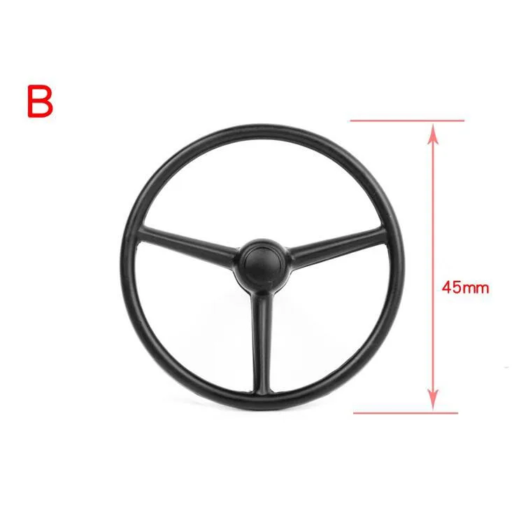 Металлическая Модель руля для масштаба 1/10 Радиоуправляемый гусеничный грузовик