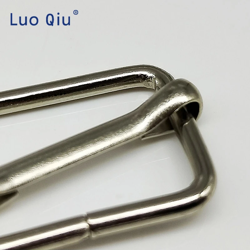 Luo Qiu 10 шт./лот 20 ММ Серебристые регулируемые подтяжки с пряжками и слайдер для