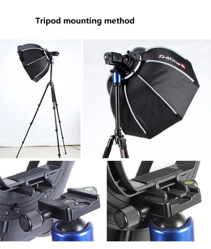 Mcoplus Triopo 55 см восьмиугольный Зонт софтбокс вспышка Speedlite Мягкая коробка для Godox