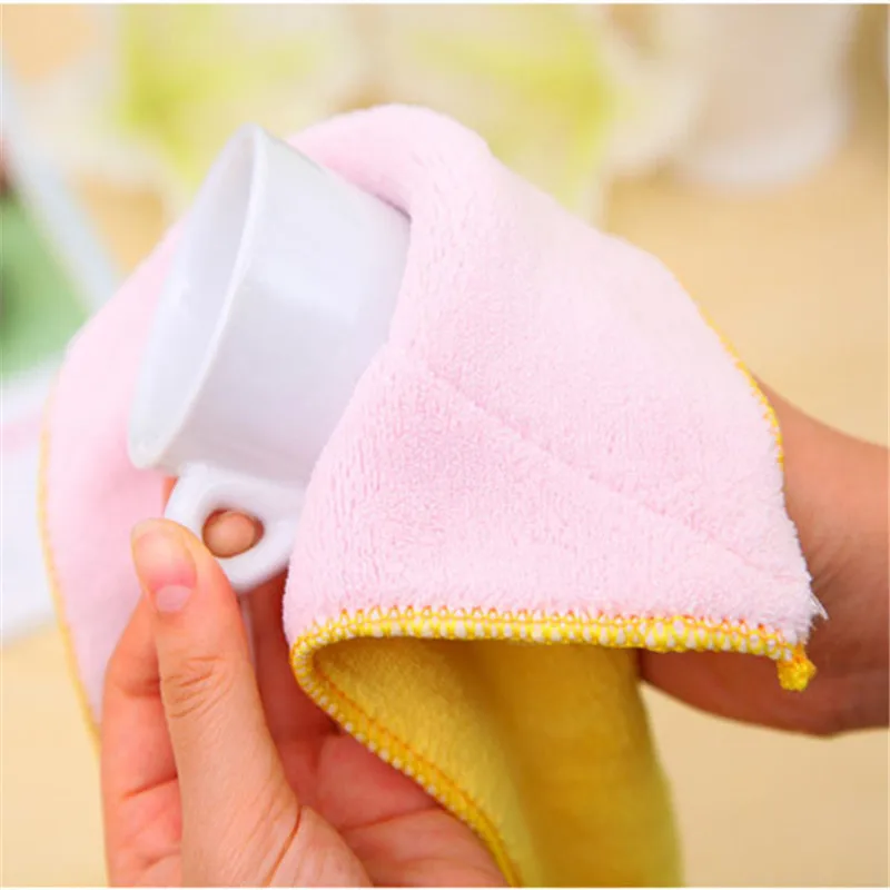 2 шт./лот супер впитывающая ткань из микрофибры большого размера кухонные