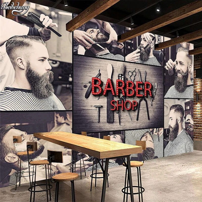 

beibehang Large custom wallpaper 3D stereoscopic modern hair fashion modeling background wall home decoration painting