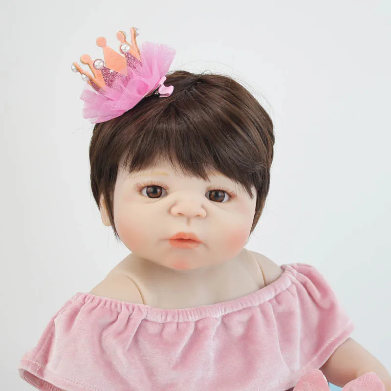BZDOLL, 55 см, силиконовая виниловая кукла для новорожденного, кукла для новорожденного, принцесса, светлые дети, Bebe, детская игрушка для купания, подарок на день рождения для девочки