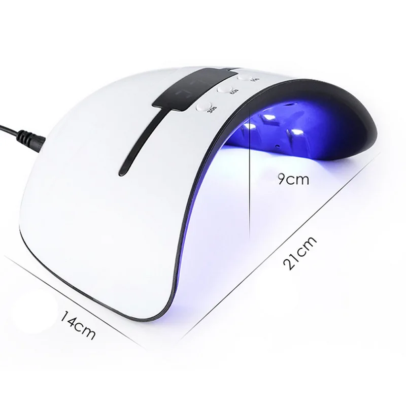 Новая 36 Вт УФ лампа для сушки ногтей с дисплеем всех типов гель USB портативный 12