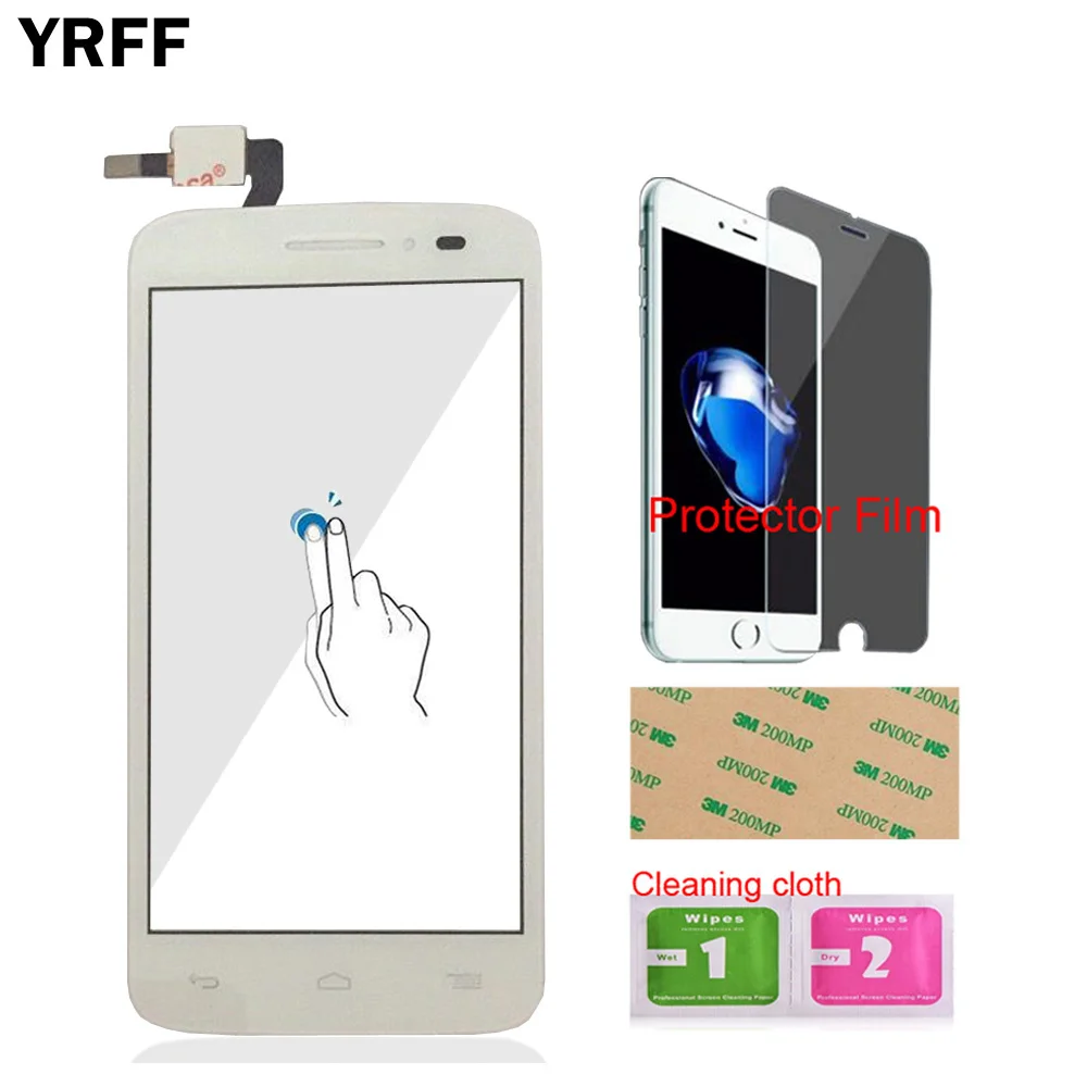 Сенсорный экран для Alcatel One touch POP 2 5042D OT5042 5042 Передний сенсорный экран Сенсорная панель стеклянная защитная пленка