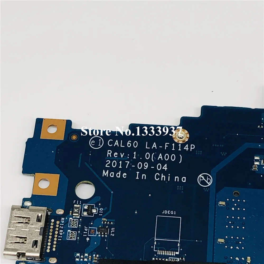 CAL60 LA-F114P для Dell OEM Inspiron 15 5570 Материнская плата ноутбука i5-8250U SR3LB CN-0F7MGJ F7MGJ 0F7MGJ