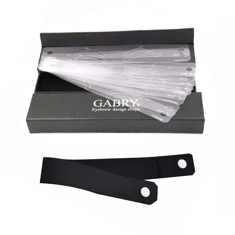 

12 Shapes Eyebrow Stencils Set For Permanent Makeup Eyebrows Microblading Guide