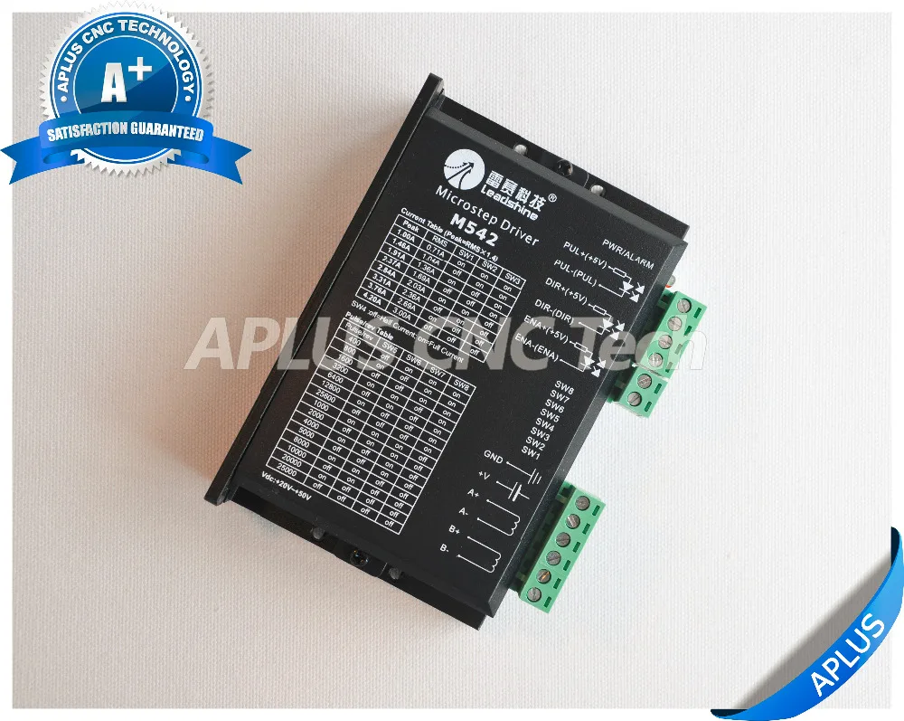 3 шт. LeadShine M542 2 фазный Драйвер шагового двигателя до 50VDC/4.2A/128 microstep|driver impact|driver setdriver