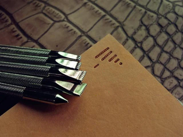 Инструмент для резьбы по коже высококачественный инструмент с узором в горошек