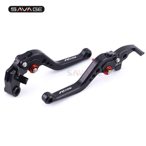 PH Version BLACK R15 логотип Короткие тормозные рычаги сцепления для YAMAHA YZF R15 V3- 18 19 аксессуары для мотоциклов регулируемые YZFR15 YZF-R15 - Цвет: PH Version BLACK