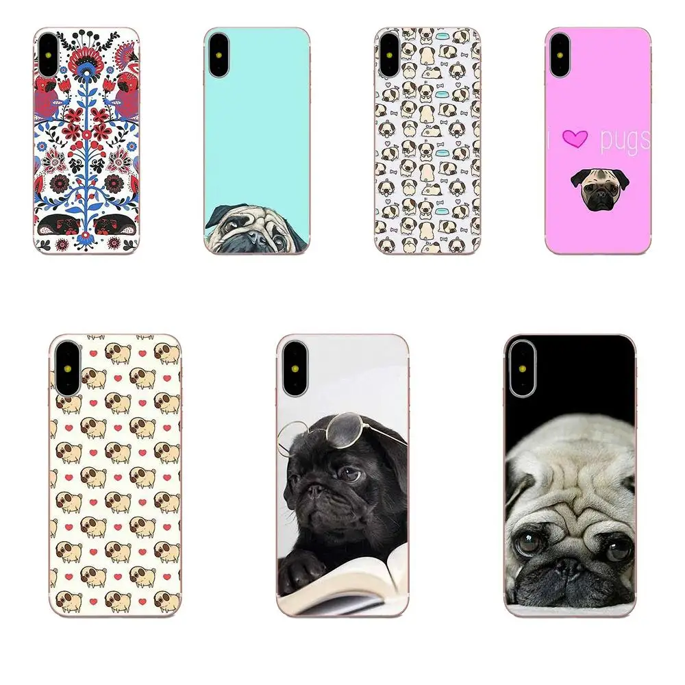 Щенков медвежат собак пудель мопс собачка для Galaxy Alpha Core Note 2 3 4 S2 A10 A20 A20E A30 A40 A50 A60 A70