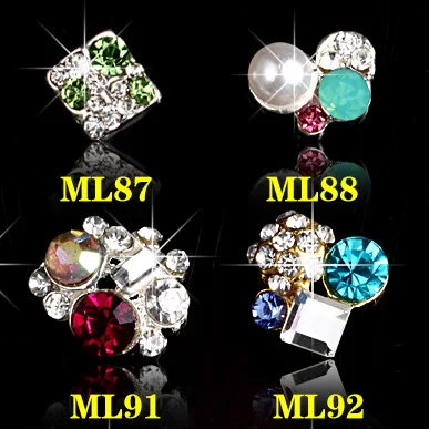 10pcs New Crystal Colourful Nail Rhinestone Alloy Art Decorations DIY Glitter 3D Jewelry Manicure Supplies | Красота и здоровье