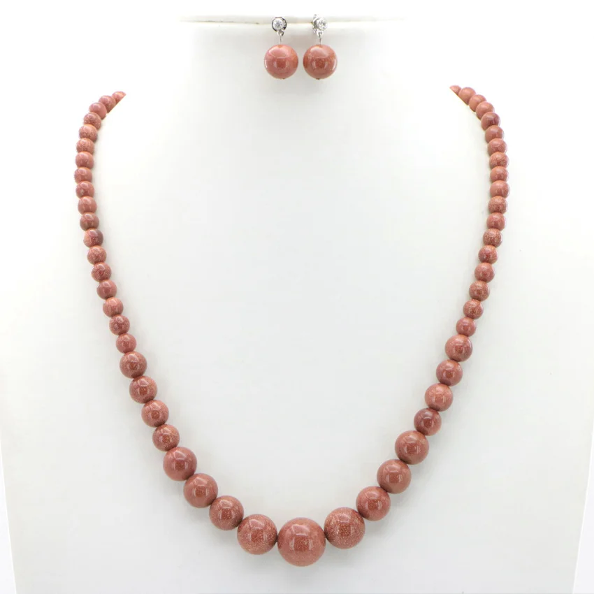 WUBIANLU New 6-14mm Gold Green Blue Sand Galaxy Stars Girls Necklaces For Women Fashion Jewelry Ear Studs Choker Necklace Set | Украшения и