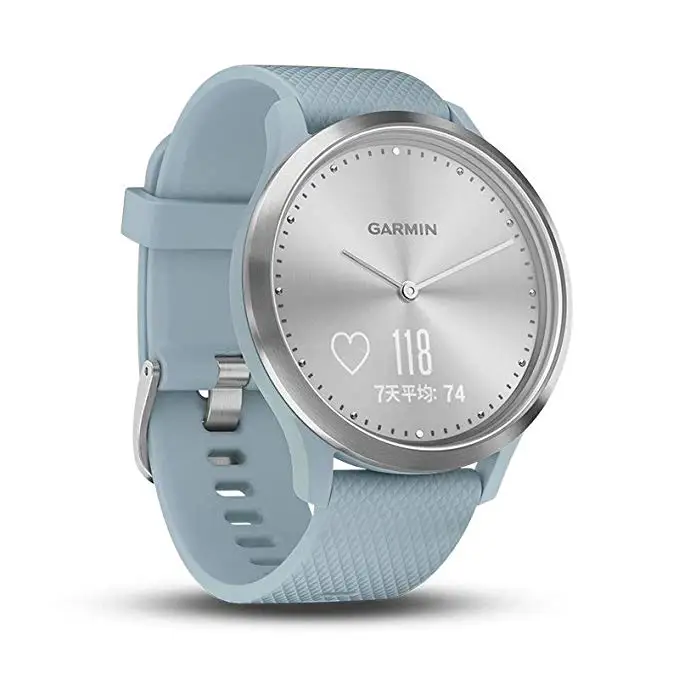 Классические часы garmin vivomove HR спортивные часы монитор сердечного ритма фитнес Смарт-часы для мужчин и женщин водонепроницаемые цифровые часы - Цвет: Серебристый