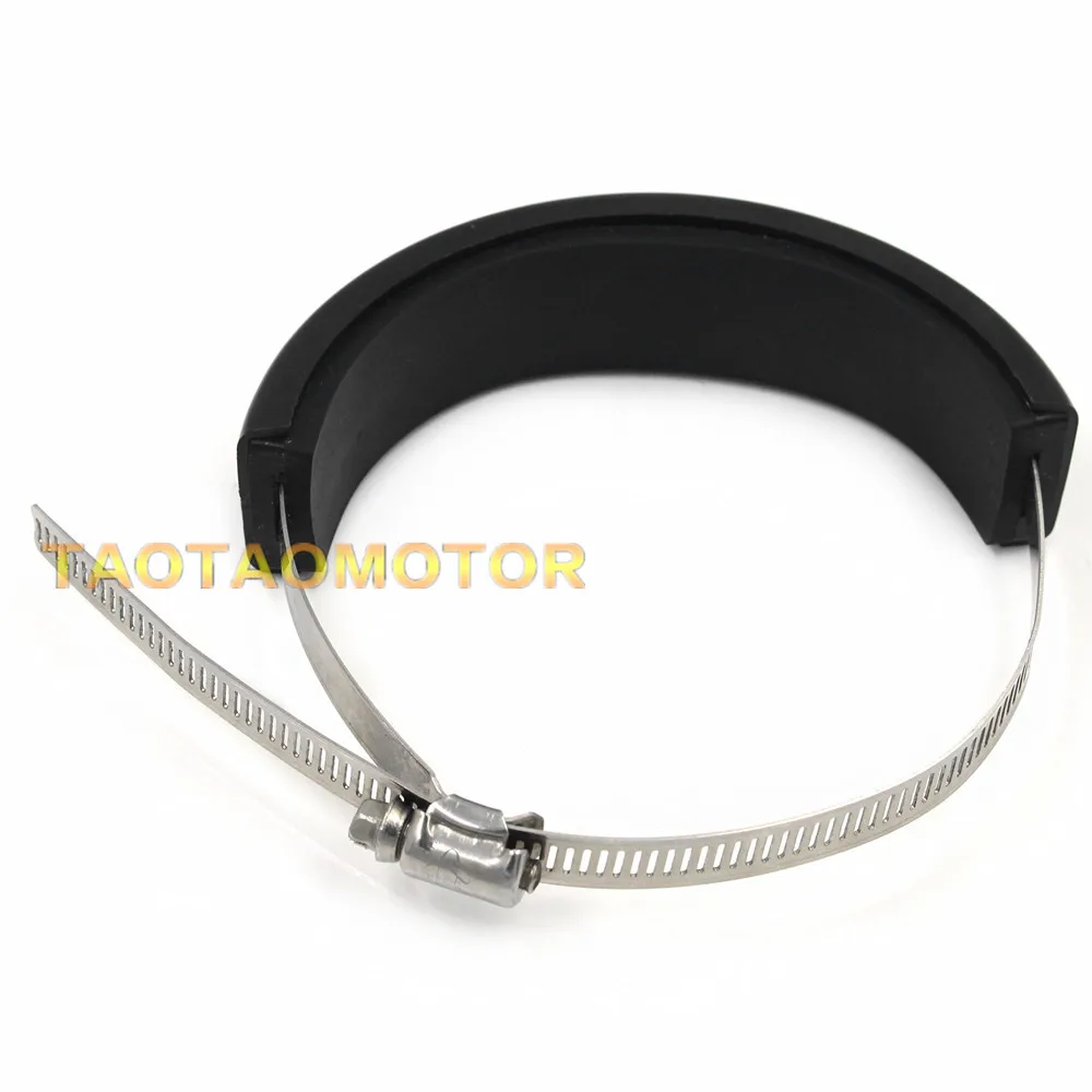 Черные аксессуары для мотоциклов выхлопная защита может покрыть CB CRB YZF TTR KTM EXC R6 ZX