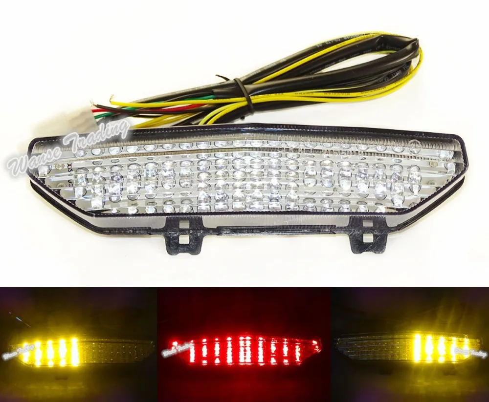 Waase E Marked Tail Turn Signal Integrated Led Light Clear для 2008 2009 2010 2011 2012 2015 Кавасаки GTR1400 GTR 1400 ZGT40|light