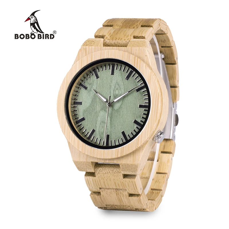 

relogio masculino BOBO BIRD Men Watch Top Brand Bamboo Wooden Timepieces Quartz Watches Japan Miyota Movement Accept Logo