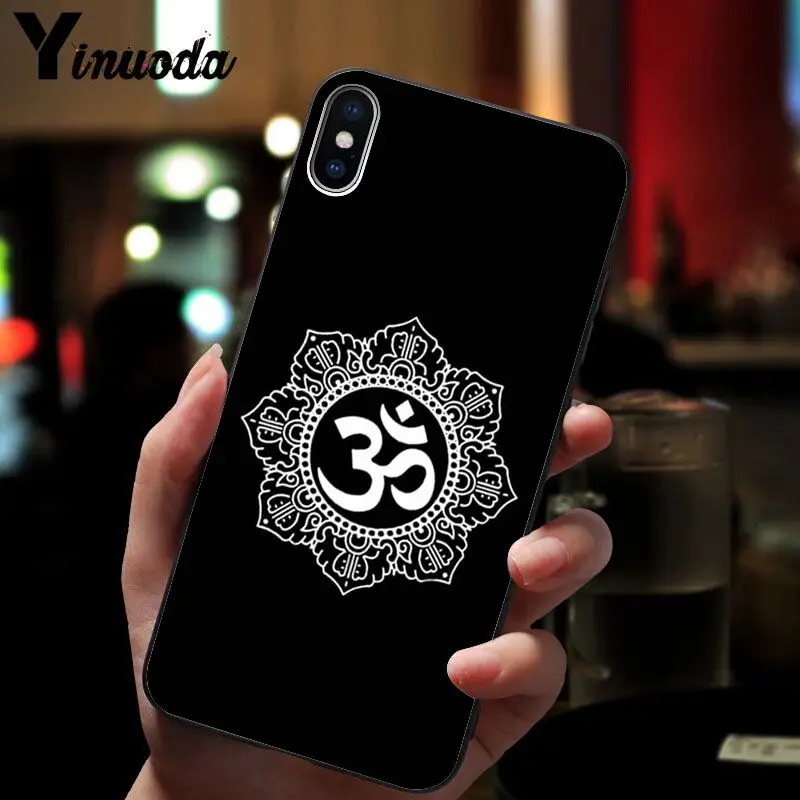 11pro MAX Aum Om Yoga DIY Окрашенные красивые аксессуары для телефонов Чехол Apple iPhone 8 7 6 6S Plus