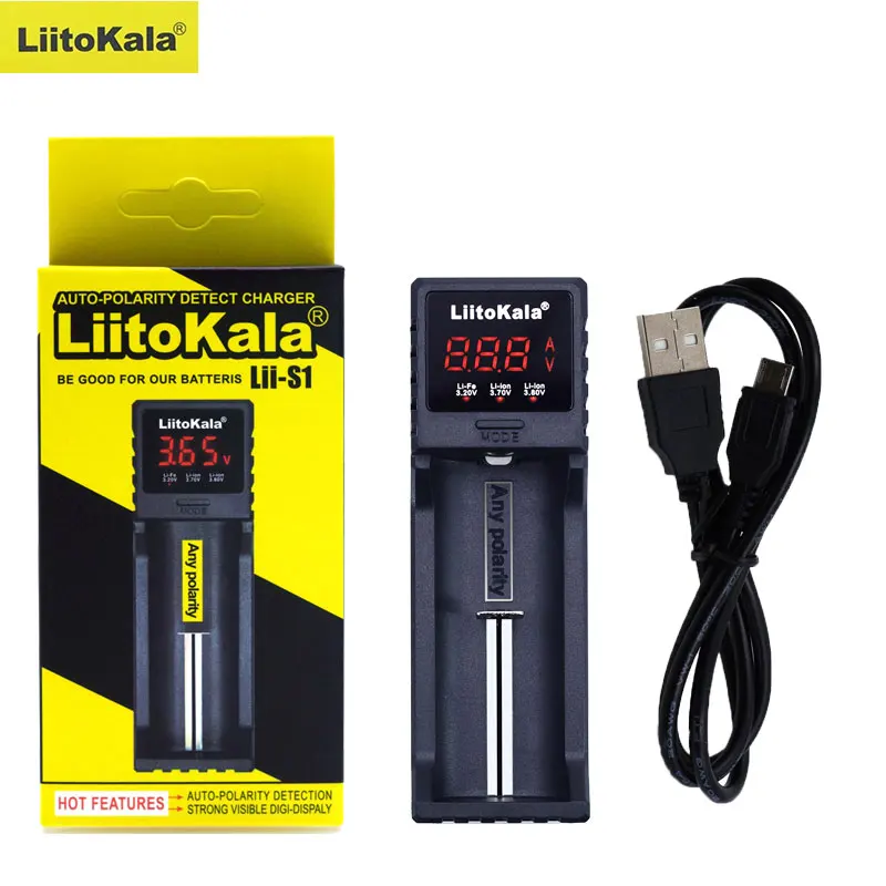 LiitoKala Lii S1 S2 S4 202 402 литиевая батарея 18650 зарядное устройство для 3 7 В 26650 18350 1. 2 в AA/AAA