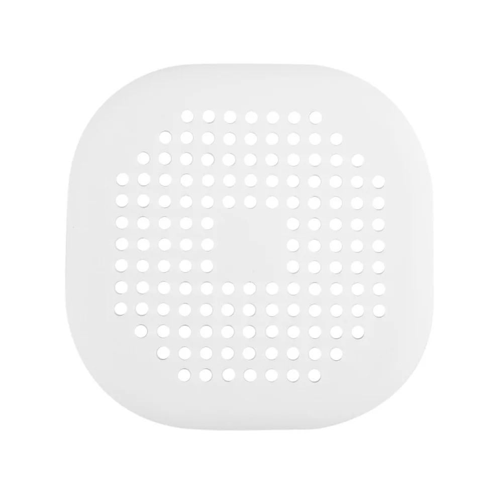 White 1pcs Силиконовая трубка дренажная пробка-фильтр с присоской для ванной комнаты кухня душ слив крышки ванна раковина протекторы 2019in - Цвет: White 1pcs