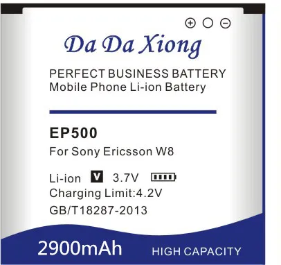 Высокое качество 2900 мА/ч, EP500 Батарея для sony Ericsson Xperia ST17I ST15I SK17I WT18I X8 U5I E15i wt18i wt19i U8 телефон Батарея
