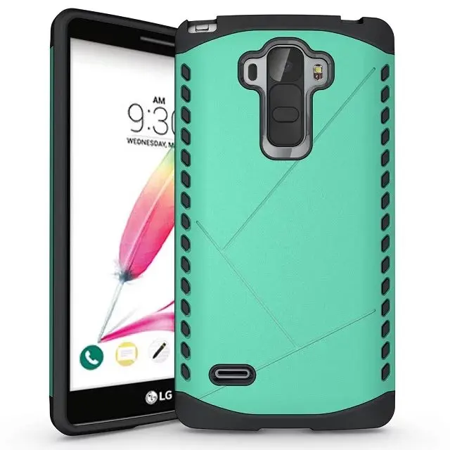 Для LG G4 Stylus Примечание G Stylo LS770 5.7 дюймов Случае роскошные Тяжелые 2 в 1 Duty Броня PC +