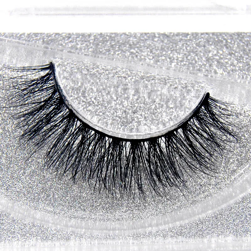 

1pc natural False Eyelashes 3D Mink Lashes Luxury Hand Made Mink Eyelash High Volume Cruelty Free Mink Eyelashes Upper Lash A03