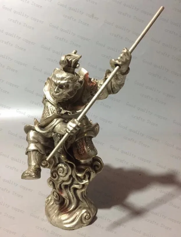 Коллекция архицированная статуя белого медного обезьяны короля | Дом и сад