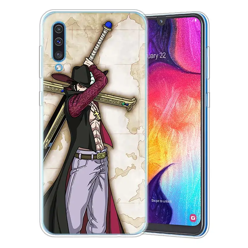16 Одна деталь аниме чехол для samsung A50 A70 A20e A60 A40 A30 A20 A10 M30 M20 M10 A7 A9 силиконовый чехол Fundas Capa чехол для телефона Coque - Цвет: 16