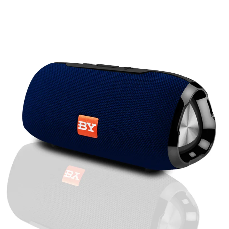 Blue Портативный беспроводной Bluetooth динамик сабвуфер громкий динамик с микрофоном наружная акустическая система 10 Вт стерео музыка объемный - Цвет: Blue