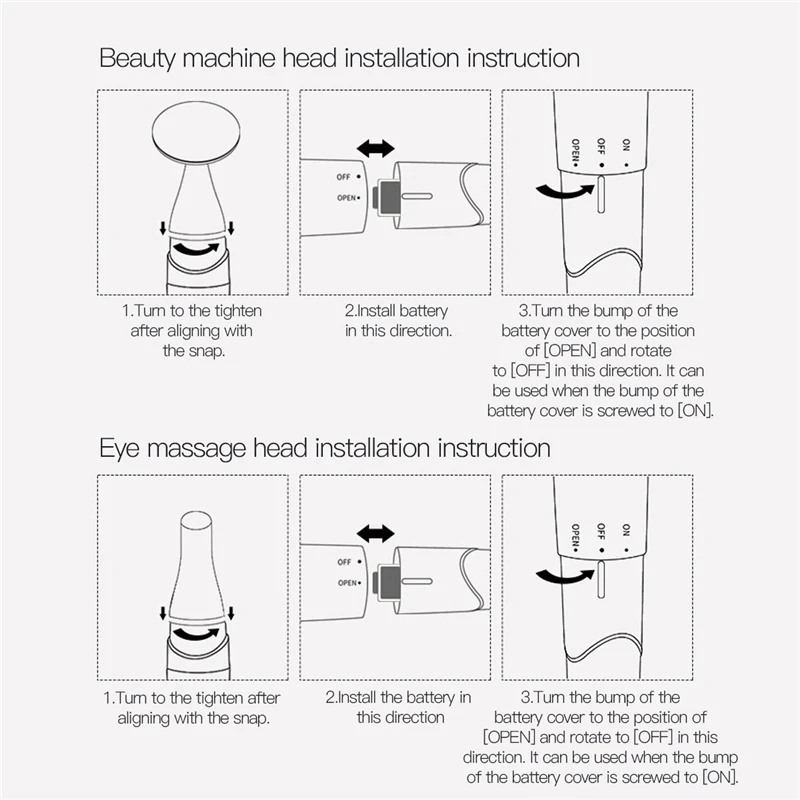 Массажер для лица 2 в 1 с роликами глаз высокочастотная вибрация лифтинг