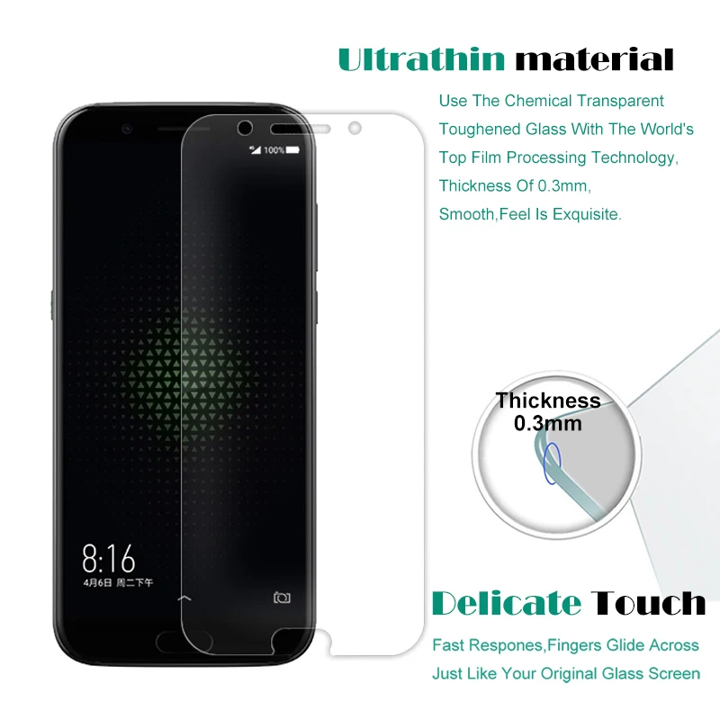 2 шт. Премиум Закаленное стекло для Xiaomi Black Shark Gaming screen Protector Прозрачная закаленная защитная Пленка чехол для Black Shark