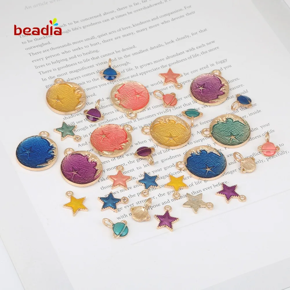 10 шт./лот эмалированные подвески из сплава с подвеской в форме капли масла для