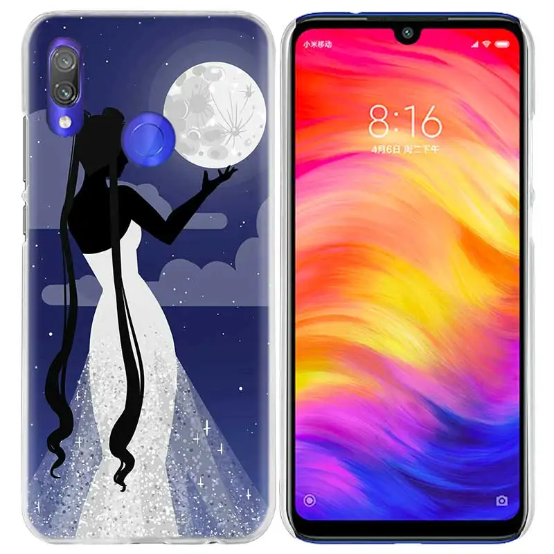 Чехол для телефона Sailor Moon Аниме Girl для Xiao mi Red mi Go Note 7 6 6A Pro S2 5 5A 4X mi A1 A2 9 mi x 3 5G 8 lite Play