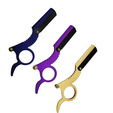 MZTD KUMIHO new style face shaver manual type straight barber razor mutiple colors available | Красота и здоровье