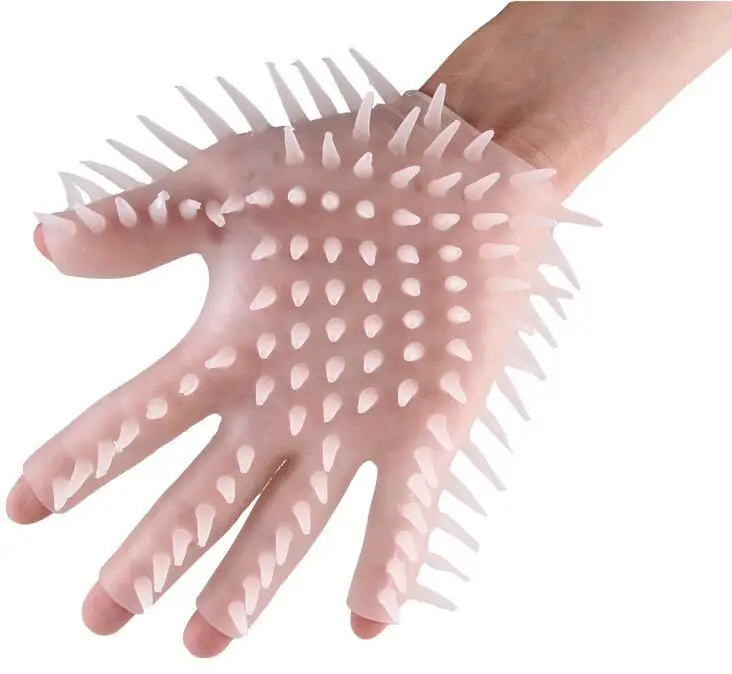 1 шт. Spike Spiky перчатка игрушка для детей и взрослых мягкая эластичная тактильная