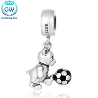 sterling silver pendant charms animal football charm pulseira de prata diy jewelry making 925 brand gw jewellery s459 15