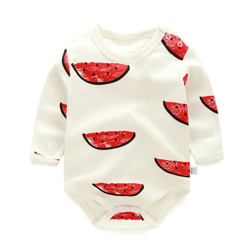 Комбинезон детский с длинным рукавом 100% хлопок на возраст 0 12 месяцев|baby romper long|baby