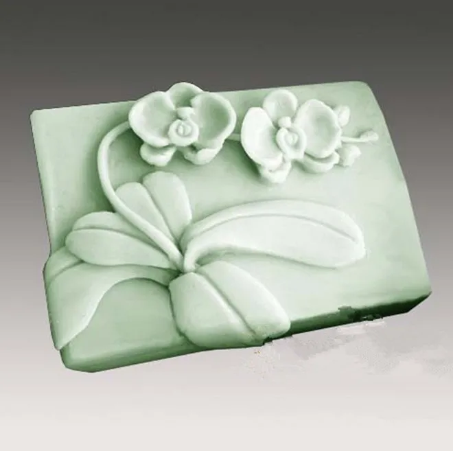 

DIY Flower Pattern Soap Mold DIY Craft Soap Making Tool Silicone Molding